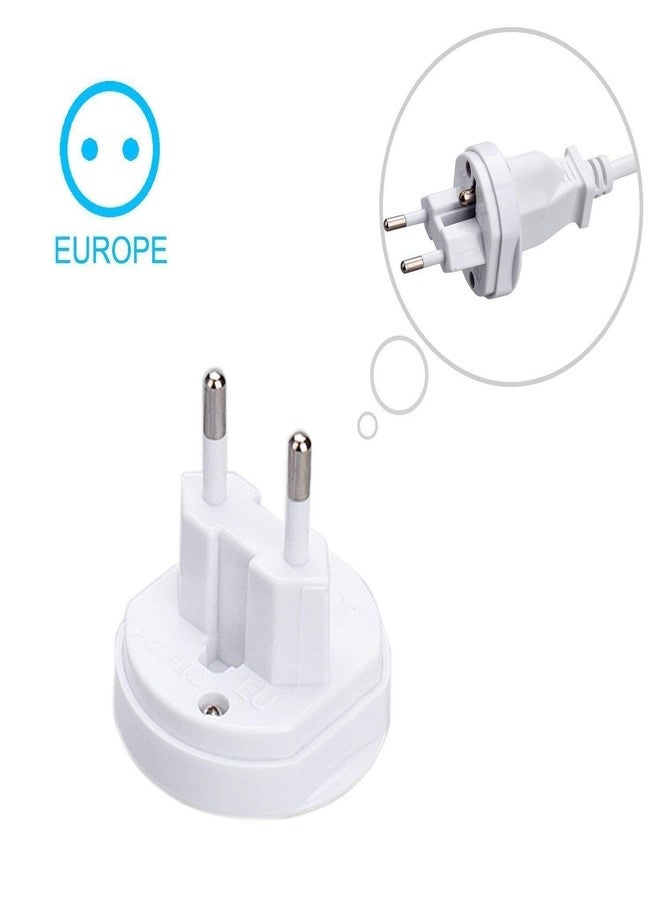 RATEHALF Travel Adapter Round All in One -Supports Over 150 Countries Including US, AUS, NZ, Europe, UK - Image 4